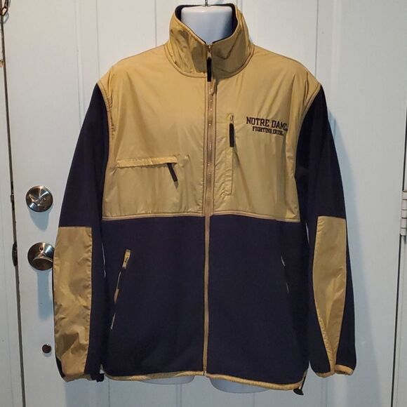 Notre Dame Fighting Irish Fleece Jacket L - Picture 1 of 15